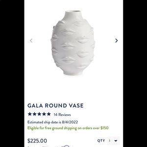 Authentic Jonathan Adler Gala Vase